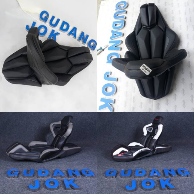 Jok PCX CBU 2016 2017 Evo super comfort Mbtech putih hitam