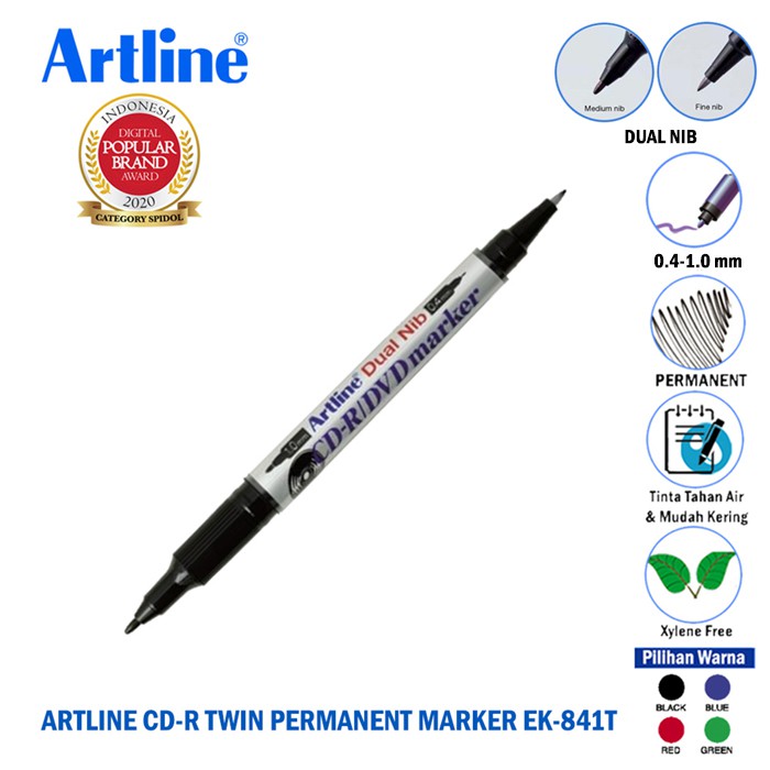

ARTLINE CDR-R/DVD-R MARKER EK-841T 0.4-1.0MM