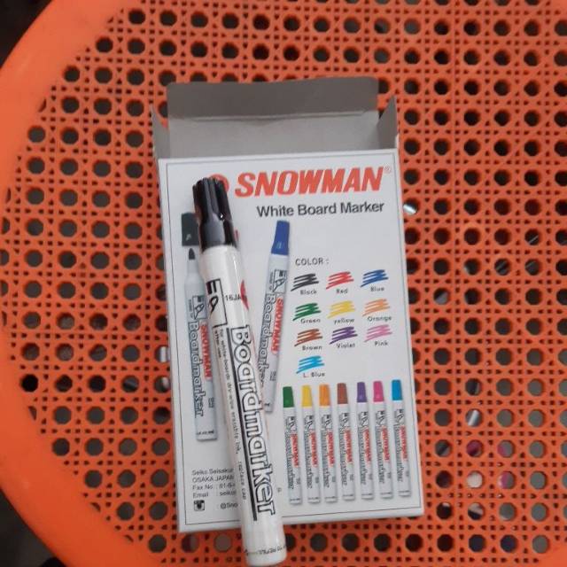 

Spidol snowman board marker