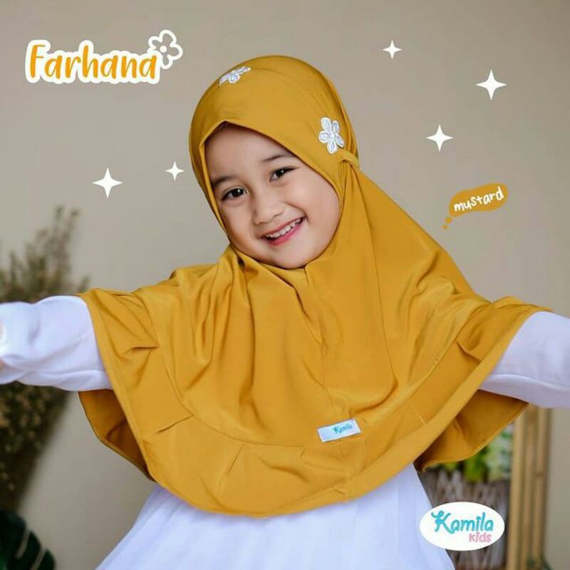 Atma_Store // Hijab Farhana By Kamila Kids // Jilbab Anak Murah // Kerudung Instan