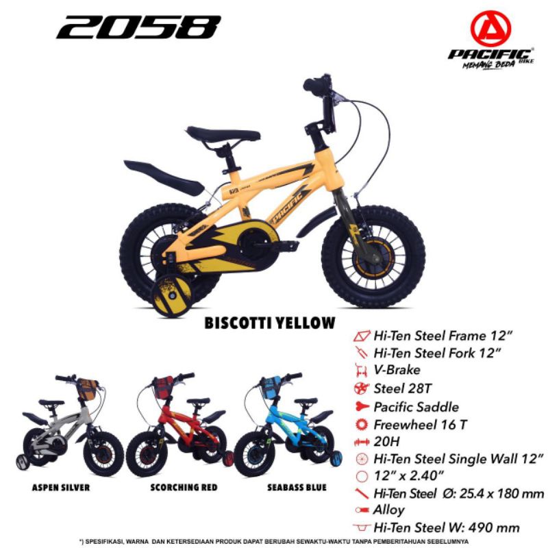 Sepeda Bmx 12 Pasific Exotic 2058