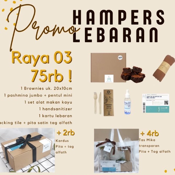 

PAKET HAMPERS LEBARAN/PAKET HAMPERS KUE BROWNIESPAKET RAYA-05
