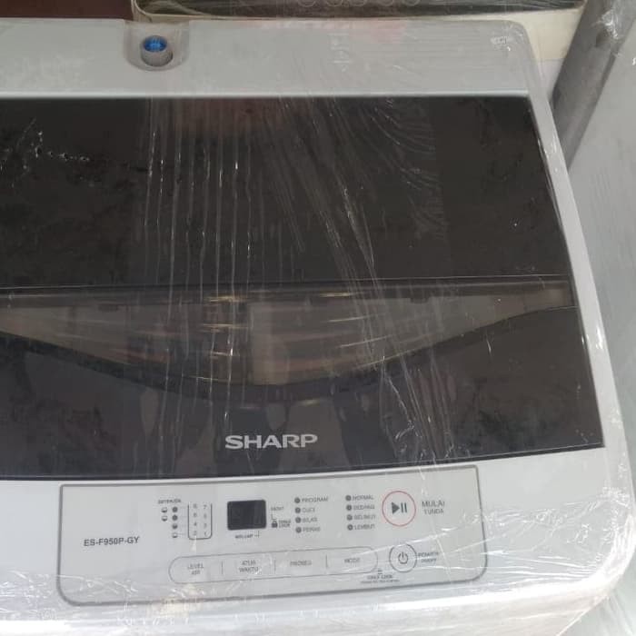 Mesin Cuci 1 Tabung SHARP ESF 950 P GY Full Otomatis Low Watt 7.5 KG