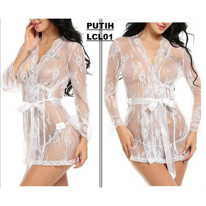 Baju Tidur Lingerie Babydoll Transparan LCL