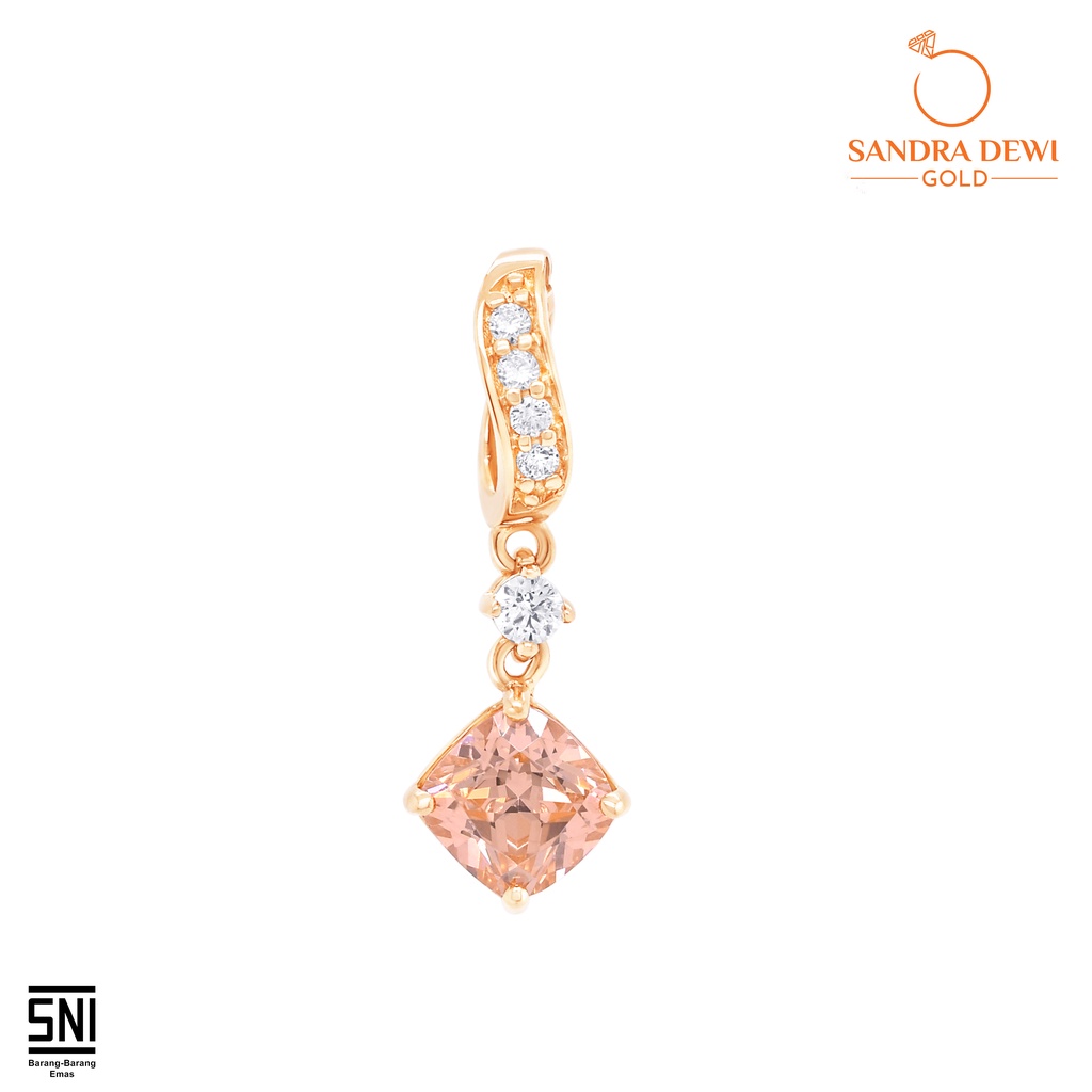 Liontin Emas Morganite Series by Sandra Dewi Gold 18K PD210447
