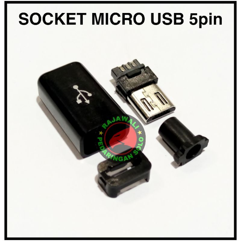 SOKET MICRO USB 5 PIN