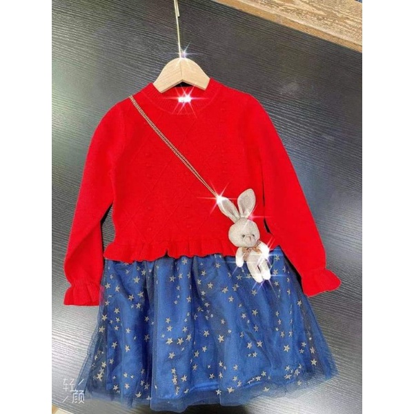 dress rajut import premium