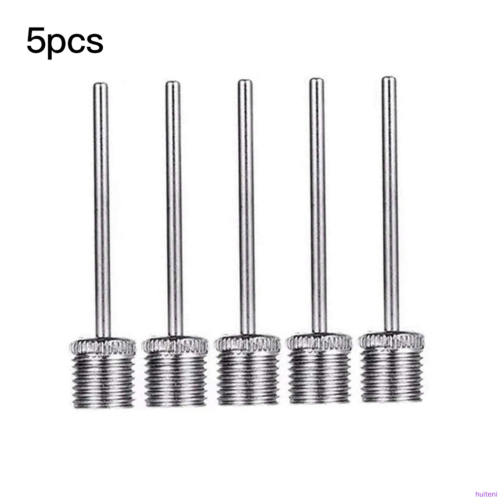 5pcs Inflating Needles Football Basketball Air Pump Nozzle Pins Stainless Steel Air Needles  huiteni