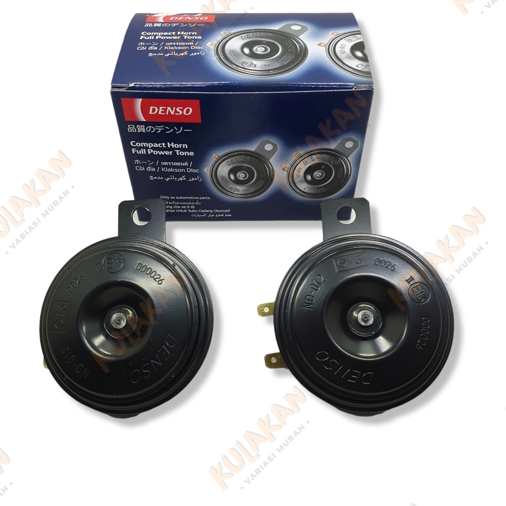 Denso Klakson Keong Kelakson Denso Waterproof Klakson Mobil Motor Tutup Anti Air 12V Original