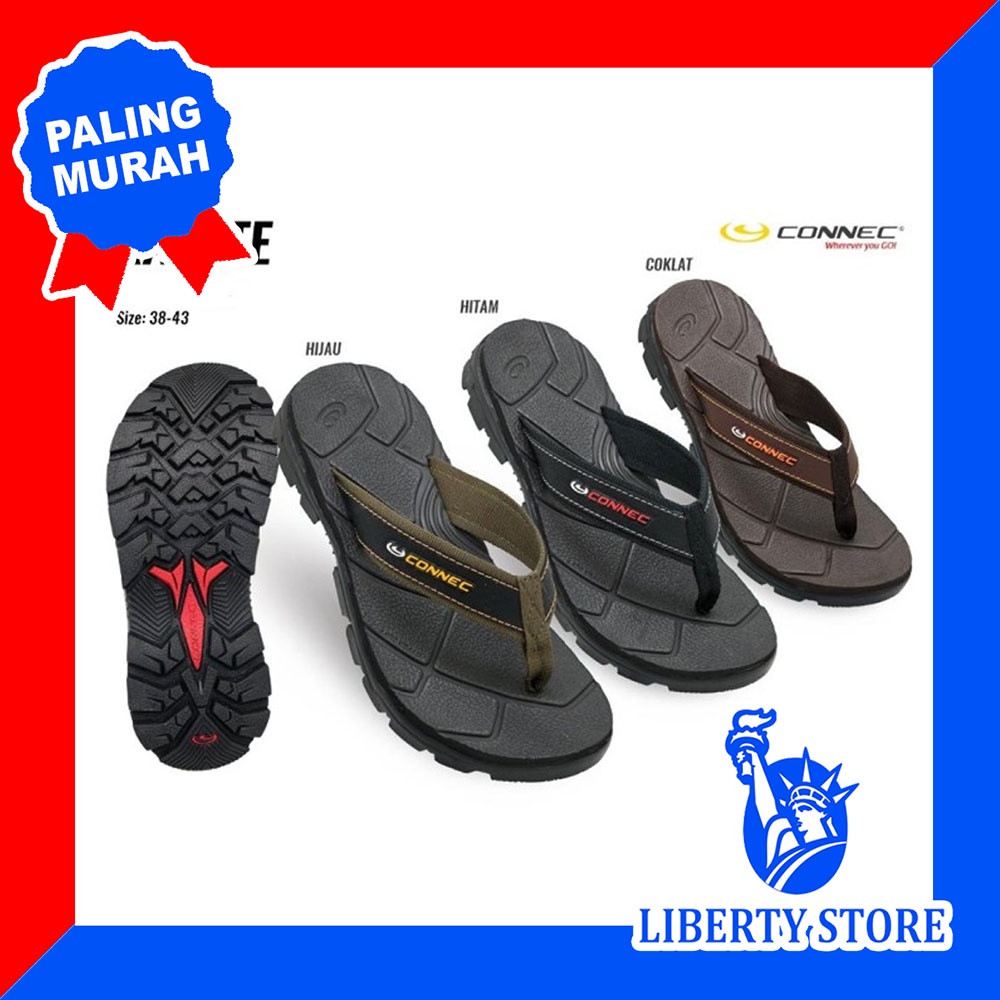 Sandal Jepit Pria Dewasa Original CONNEC KAYOTE Kekinian