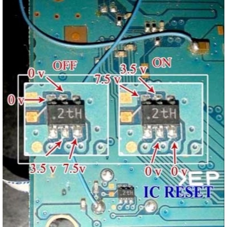 IC RISET PS2 SLIM SERI 9 COPOTAN
