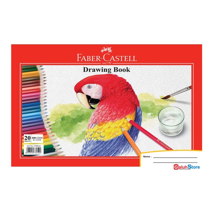 

Sketsagambar- Faber Castell Buku Gambar A4 Isi 20 Lembar 200 Gsm -Buku-Gambar-Sketsa.