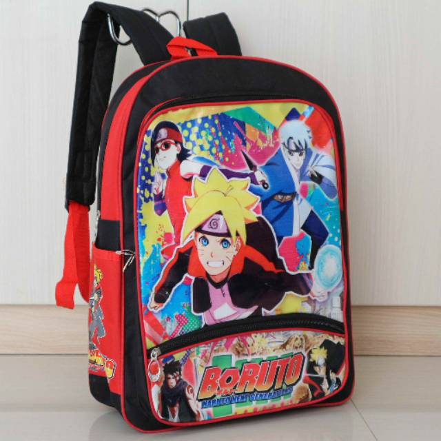 Tas Ransel Backpack Anak Sekolah Naruto Boruto Keren Tas Anak Cowok Pria Bergambar Murah Awet Bagus