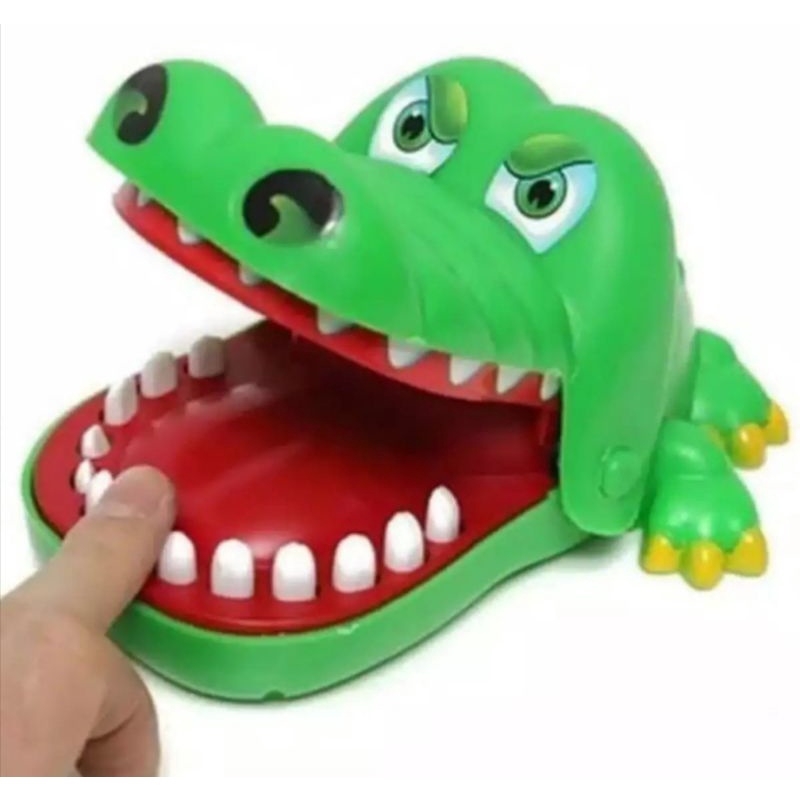 Mainan gigit buaya / gigitan mainan anak anak / buaya gigit