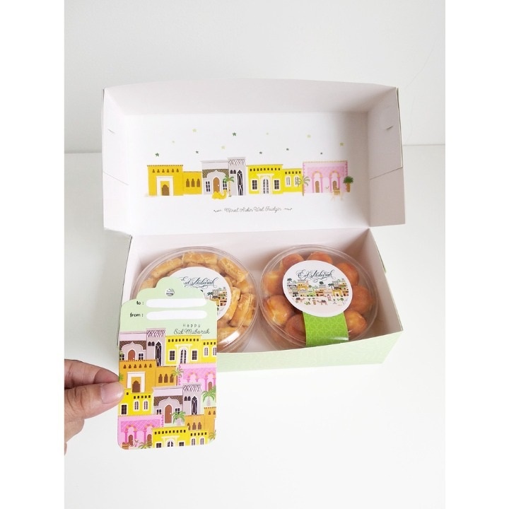 

(10pcs)Box Rollcake Dus Bolu Gulung Kotak Hampers Lebaran Idul Fitri 25 x 12 x 7 cm