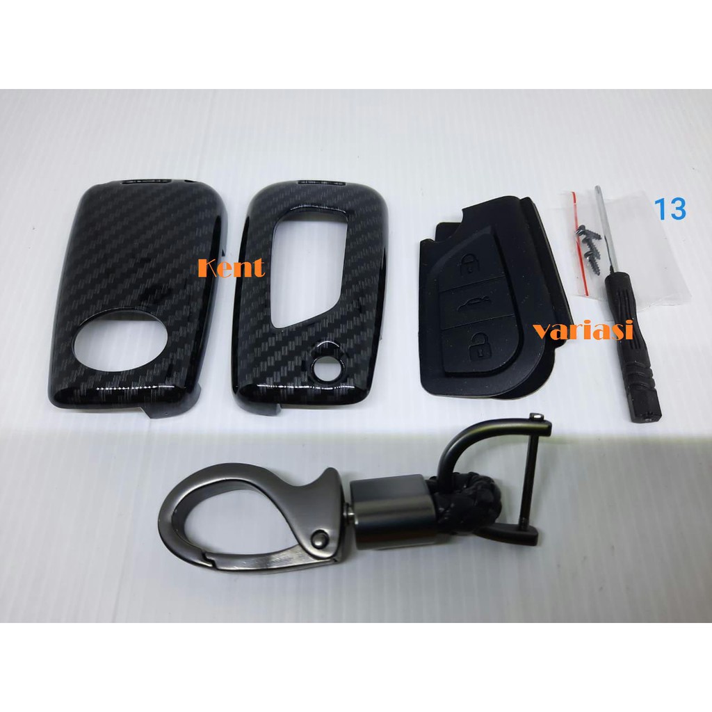 Casing Carbon Kunci cover Innova reborn V