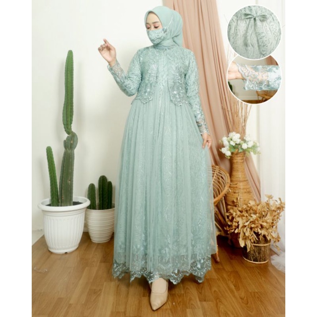 Gamis Frozen Free Masker Original Butik