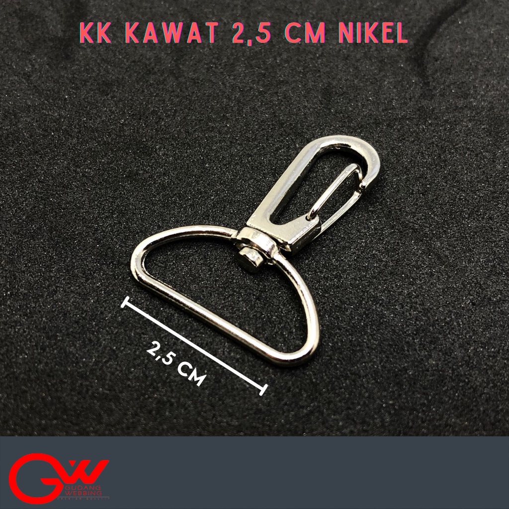 Kait / kew-kew besi 25mm Nickel / KK KAWAT 2,5 CM