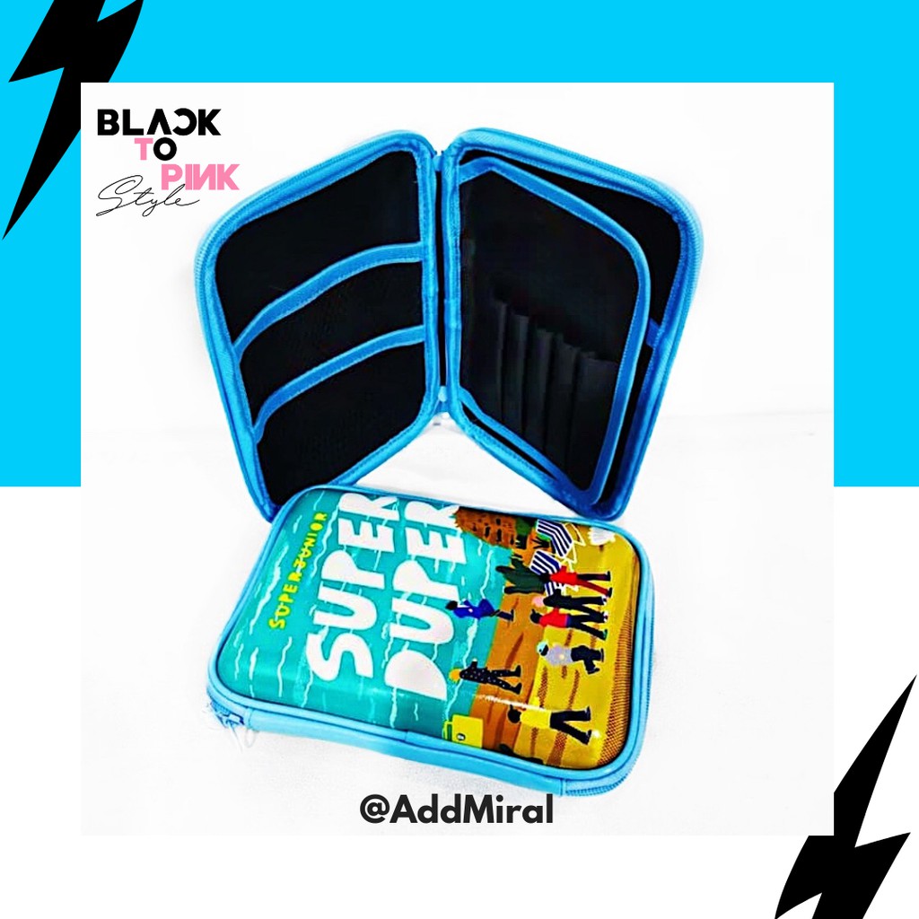 

Tempat Pensil Super Junior SUJU ELF Pencil Case Kotak Pensil KPOP Hard Case