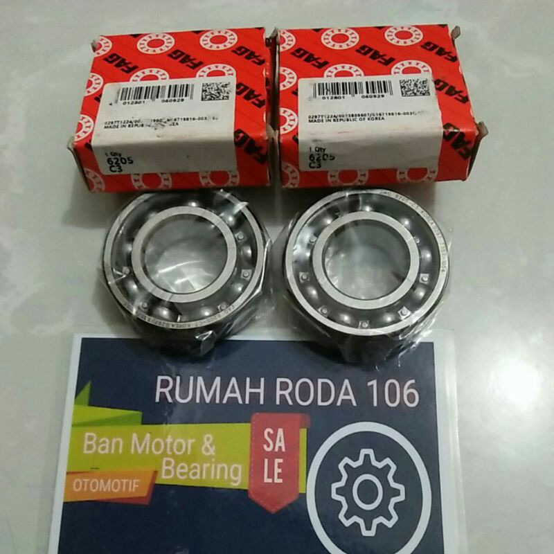 Sepasang bearing kruk as FIZR dan Satria 2t FAG