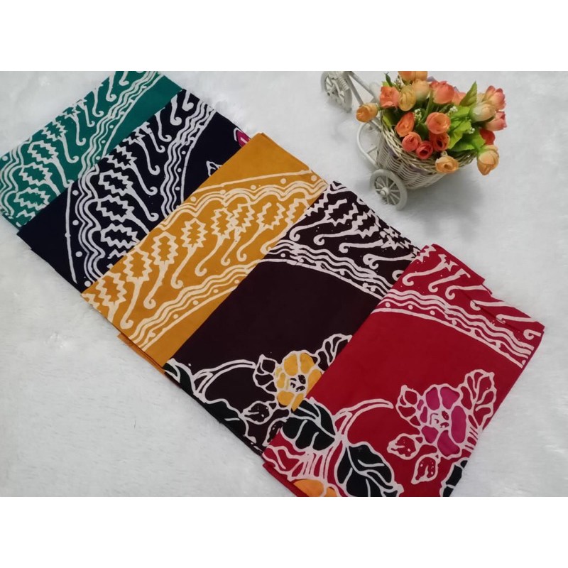 taplak meja batik kain katun Penutup meja tamu