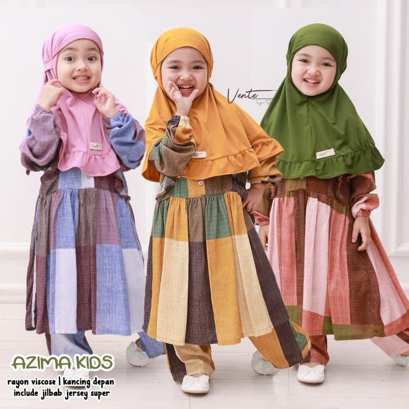 Restockk Azima Dress kids original by Vente