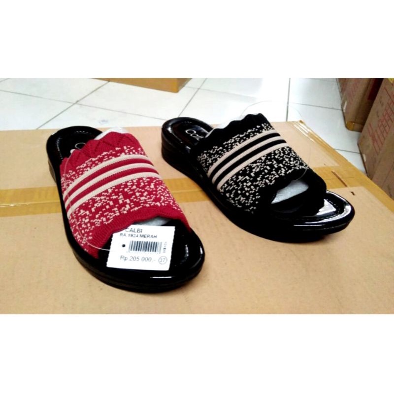 SANDAL CALBI RAJUT TREPES SLOP