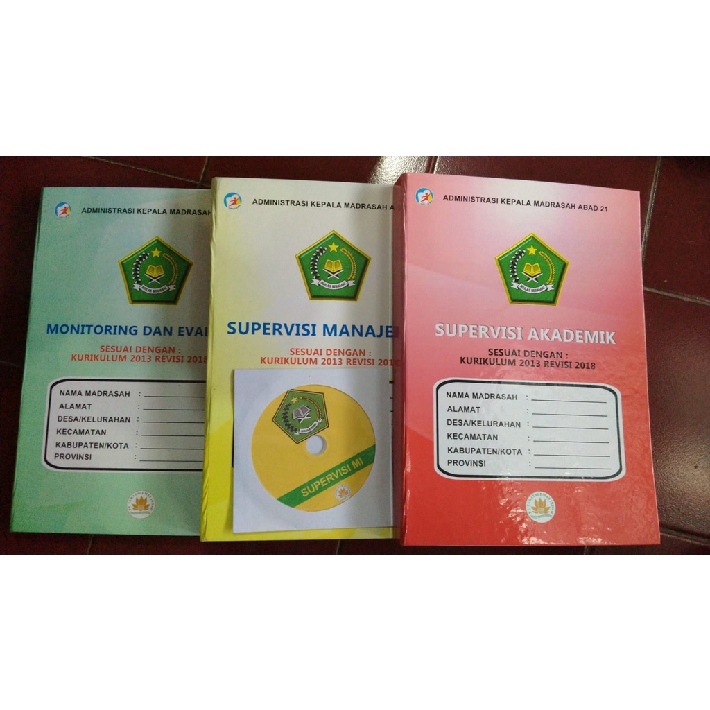 

Buku Administrasi Kepala Madrasah (Supervisi)