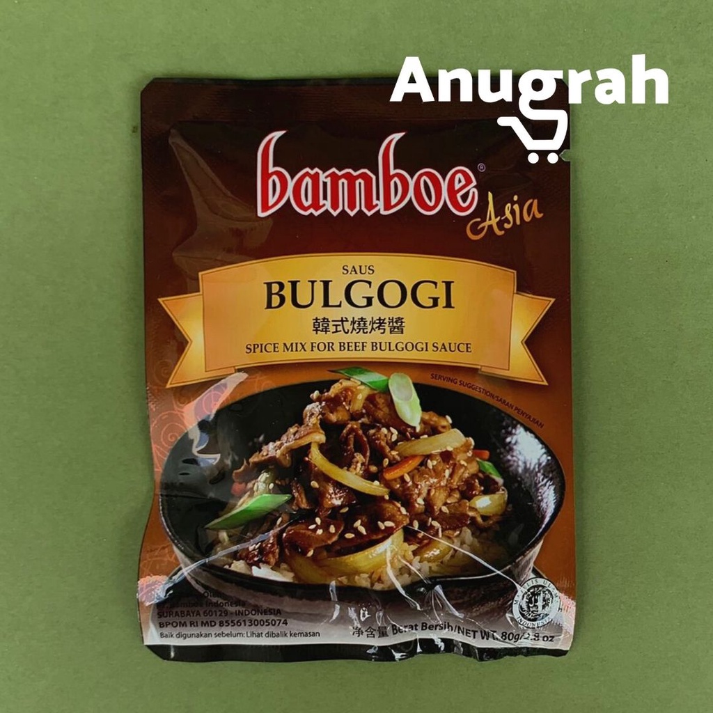 

Bamboe Bumbu Instant Masak Bulgogi 80gr