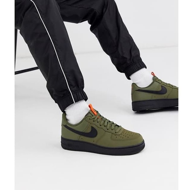 nike air force 1 suede olive green