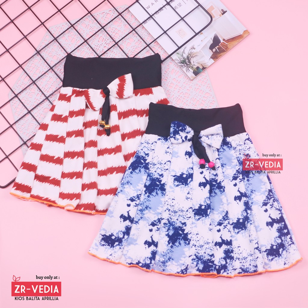 Rok Pita Bianca uk. 2-3 Tahun / Rok Skirt Bawahan Pendek Motif Anak Perempuan Cewek Murah Grosir