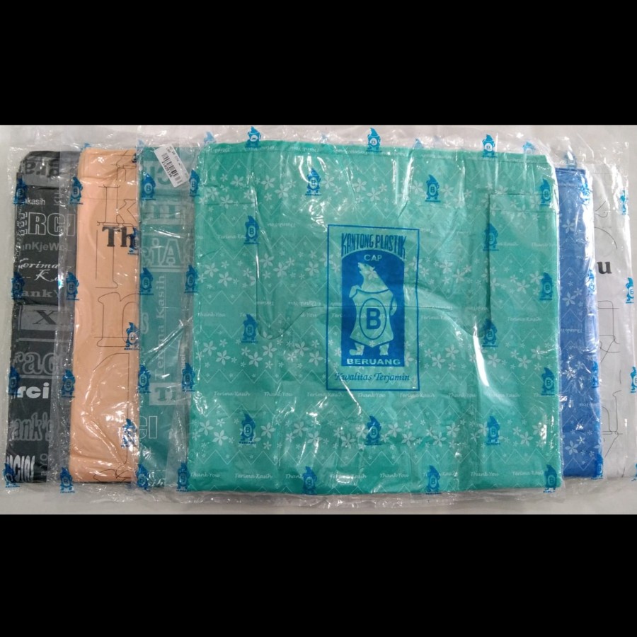 Kantong Plastik Motif Ukuran 28 CM /Kantong Kresek /  HD 28 Cetak 35 Lembar BERUANG