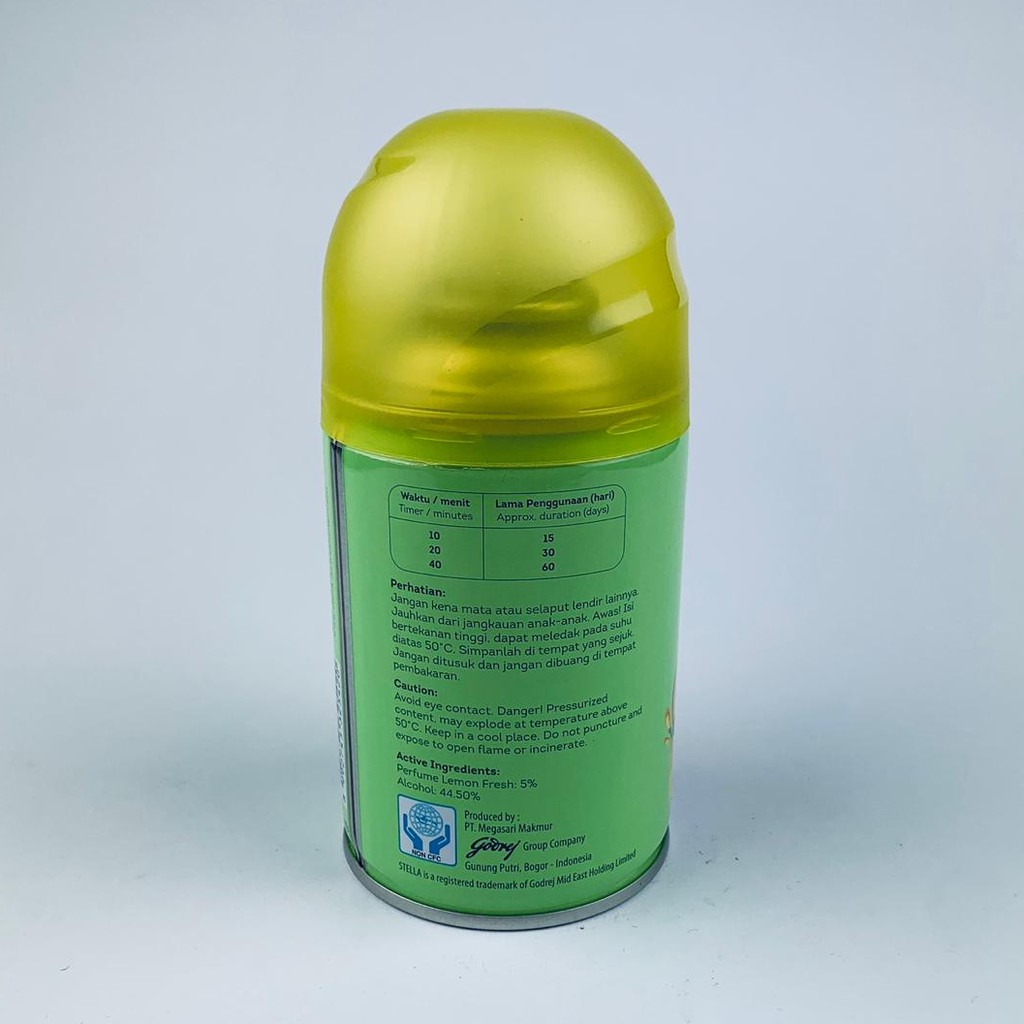 Stella Home / Air Freshener Refill Matic / Air Freshener Aroma Lemon Fresh / 160ml