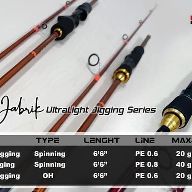 Joran Jabrik Ul Jigging Series Jr96