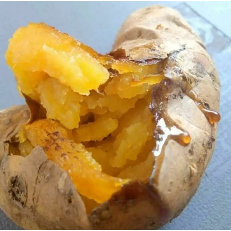 

Ubi asli cilembu ukuran kecil hasil oven matang 1kg ubi legit plus box Dus