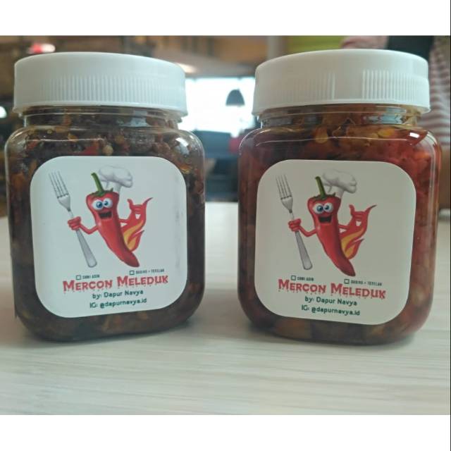 

Sambel Mercon Meleduk Daging + Tetelan 200gr