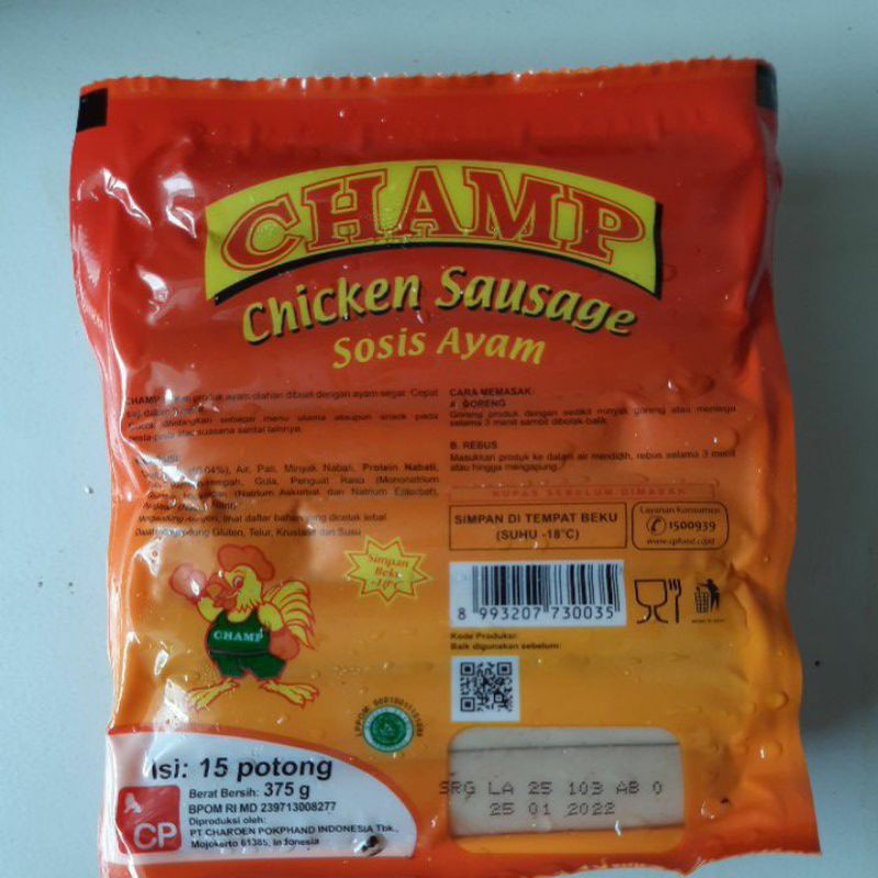 

Sosis Ayam Champ 375gr