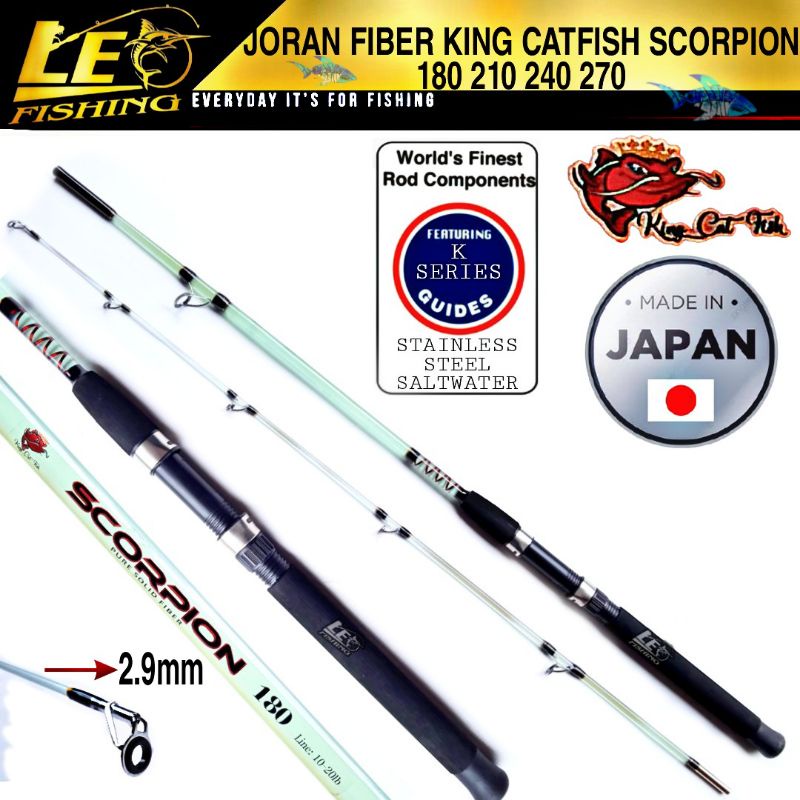 JORAN FIBER SCORPION KING CAT FISH JORAN PANCING TERLARIS 180 210 240 270