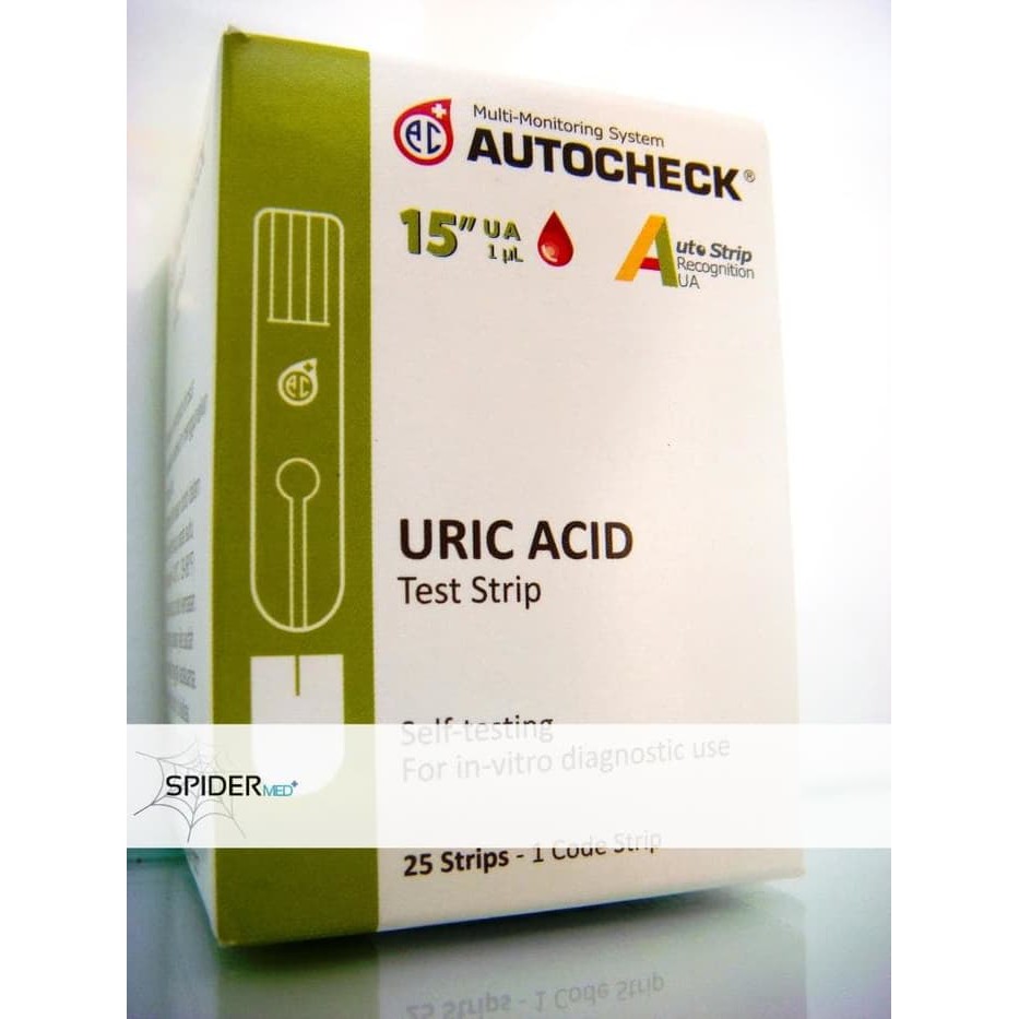 AUTOCHECK TEST STRIP URIC ACID / AUTOCHECK TES STRIP ASAM URAT