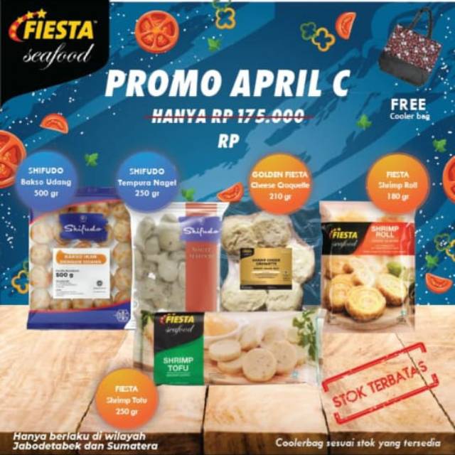 

fiesta (bonus cooler bag) dpt 5 produk fiesta