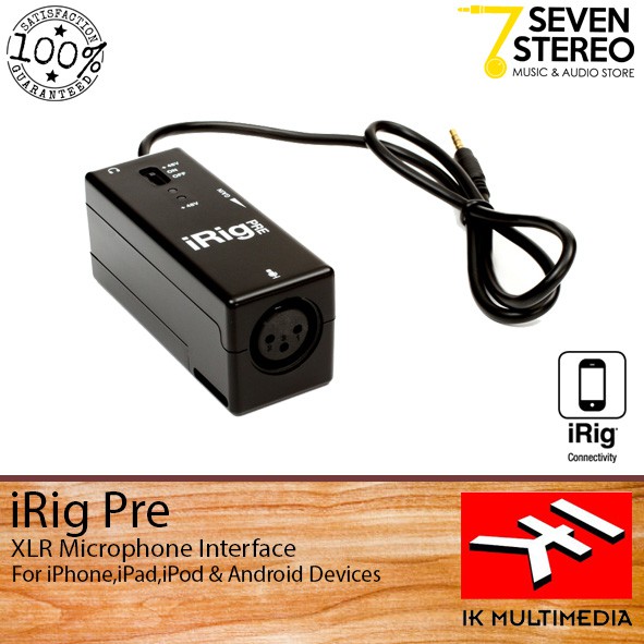 IK Multimedia IRig PRE Microphone Interface