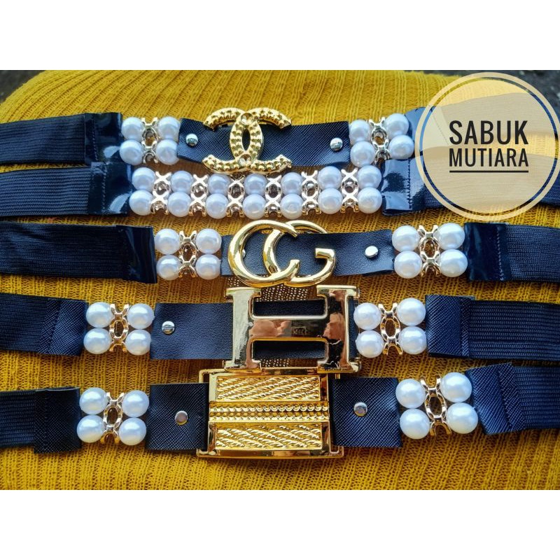 Sabuk Mutiara untuk tunik
