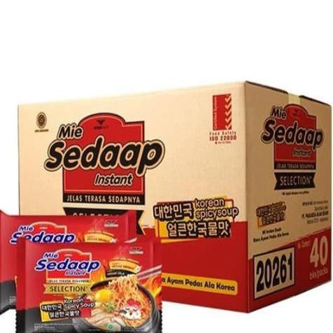 

Terlaris# Sedaap Korean Spicy Soup Mie Instant 77 G ( 1 Dus )