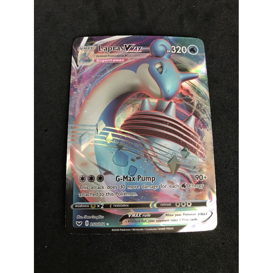 Kartu Pokemon TCG V Series Sword & Shield Lapras V Max