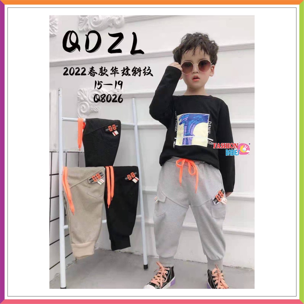 ❤FASHIONBABIES❤ LEGGING BABY BOY / LEGGING JOGGER BAYI IMPORT KOREA