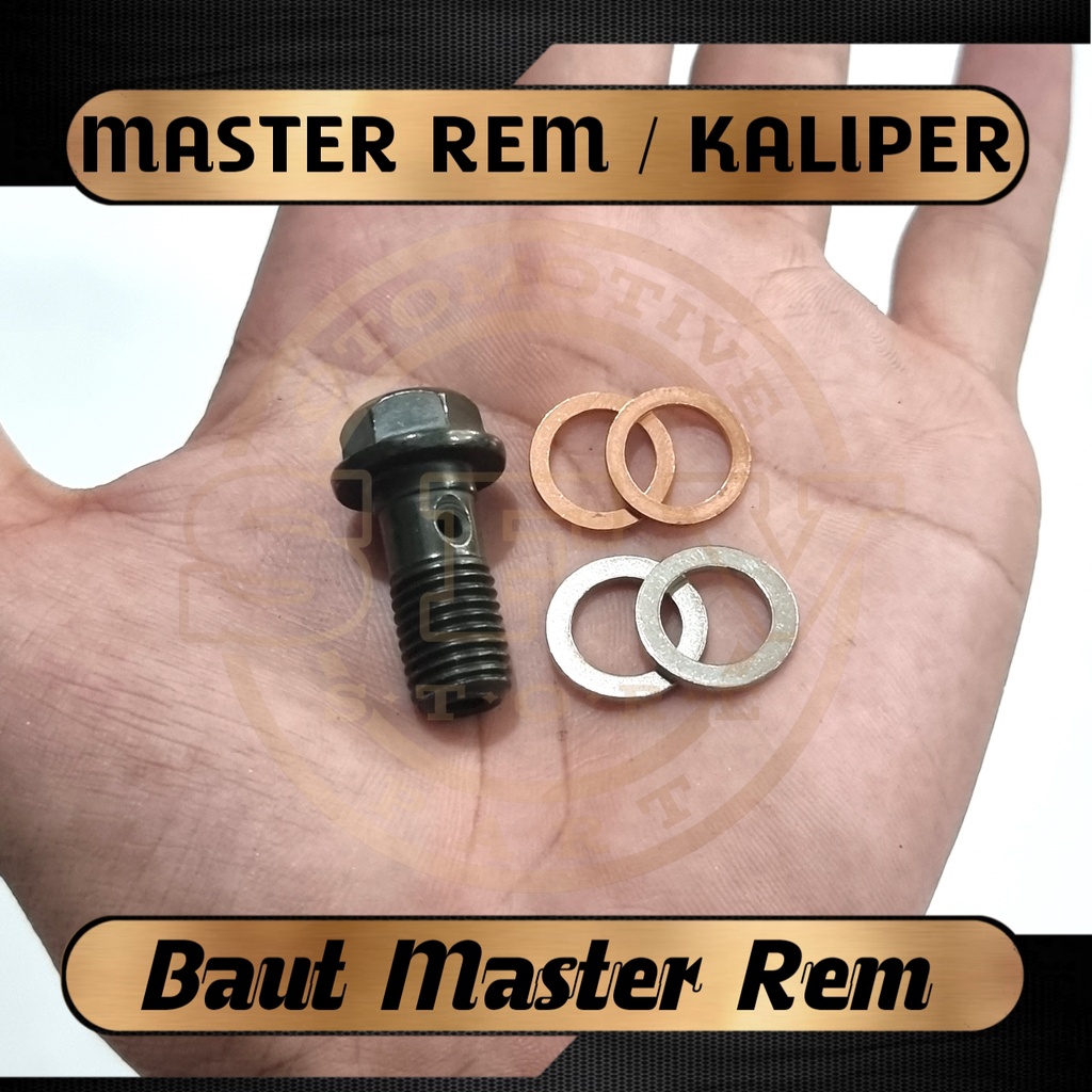 Jual Baut Master Rem Baut Selang Rem Dengan Ring Tembaga Indonesia