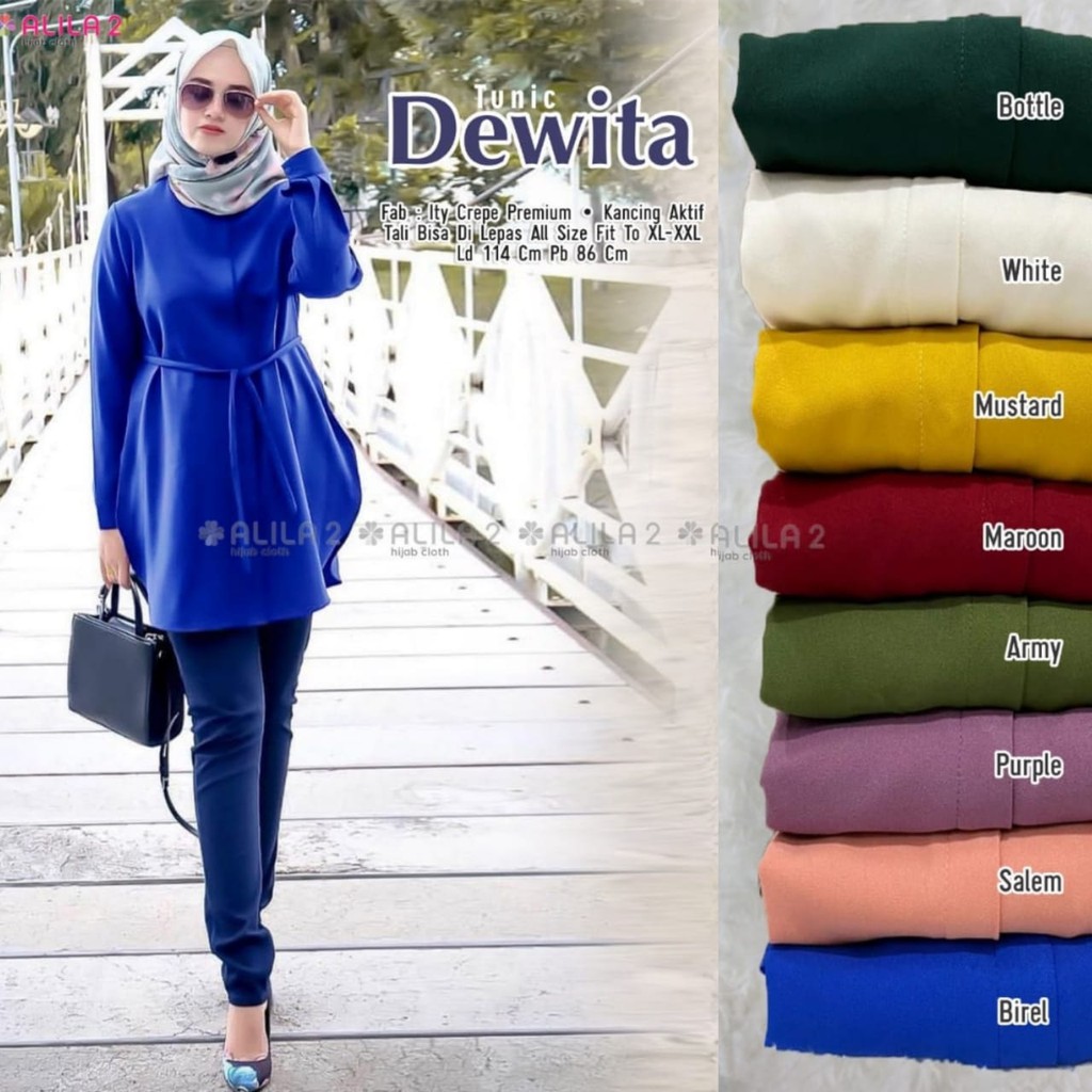 DEWITA TUNIK FAB ITY CREPE PREMIUM BY ALILA2