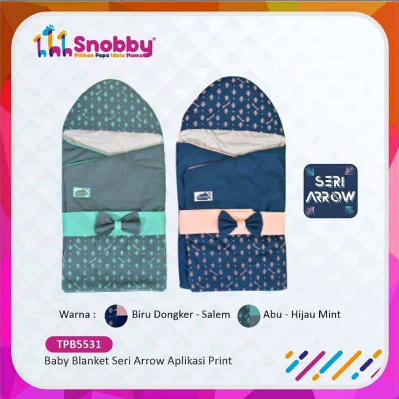 snobby selimut topi/ blanket bayi