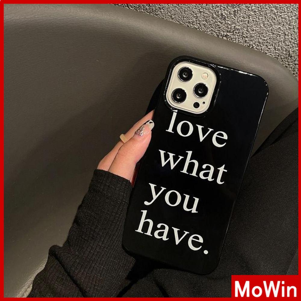 iPhone Case Silicone Soft Case Black TPU Glossy Big Hole Camera Protection Shockproof English label For iPhone 13 Pro Max iPhone 12 Pro Max iPhone 11 Pro Max iPhone 7 Plus iPhone x