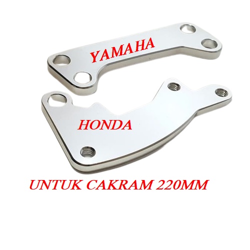 BREKET KALIPER CAKRAM 220MM BEAT VARIO SCOOPY VARIO GENIO MIO FINO MIOGT MIOJ XEON MIOZ MIOM3 MIOS UKURAN 220MM